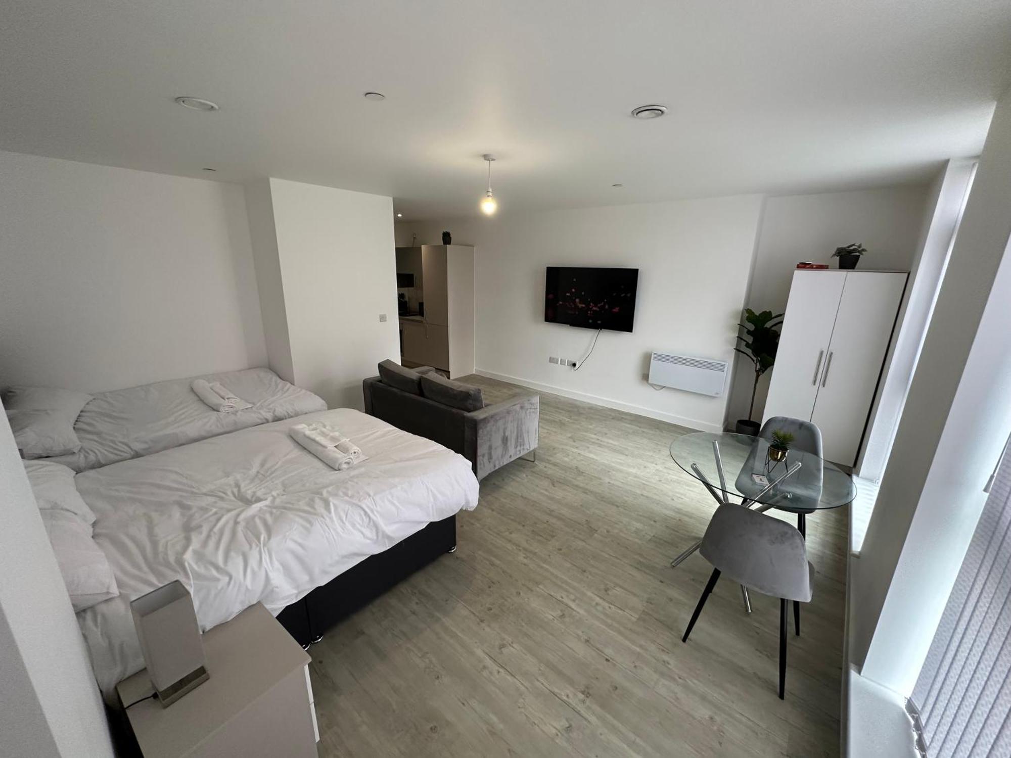 Manchester Old Trafford Studio Apartment Exterior photo